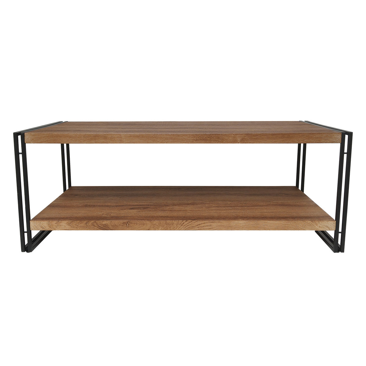Brooklyn Coffee Table Black & Brown 1 Shelf