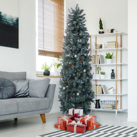 7ft Slim Pencil Christmas Tree Artificial - 760 Tips