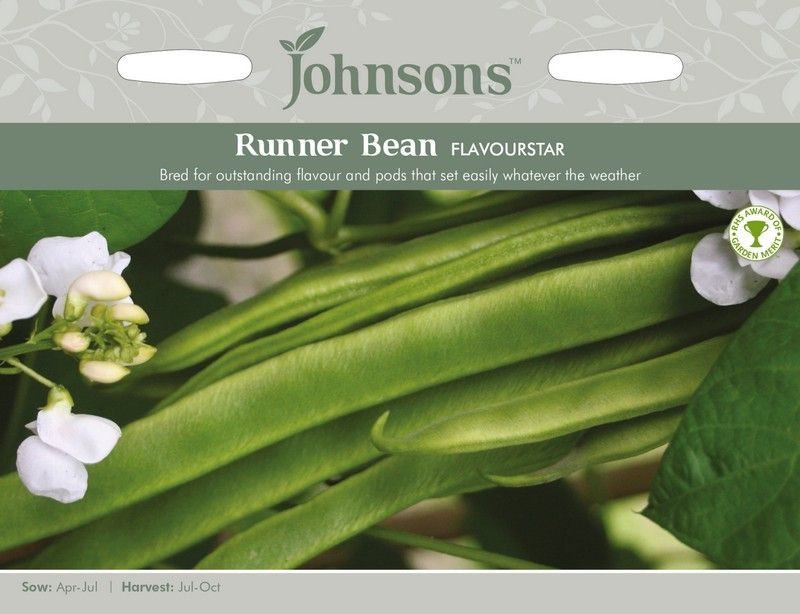 Johnsons Runner Bean Flavourstar Seeds – Lathams of Potter Heigham