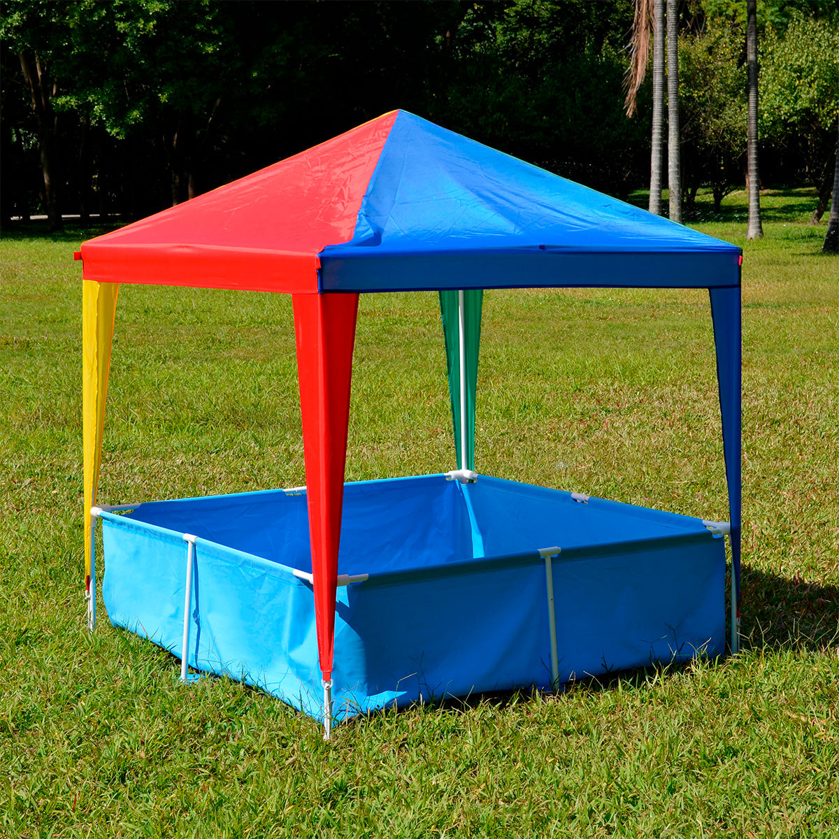 Gazebo Pool by Croft 1.46 x 1.46M Multicoloured
