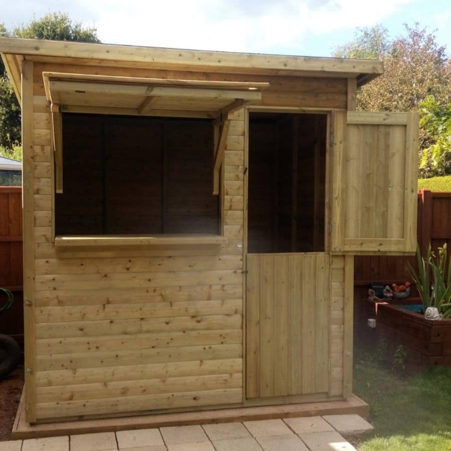 Pent Garden Bar 8 x 6 by Churnet Valley - XCH02