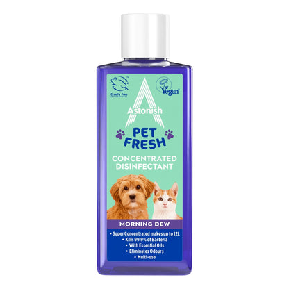 Astonish Pet Fresh Concentrated Disinfectant Morning Dew - 300ml