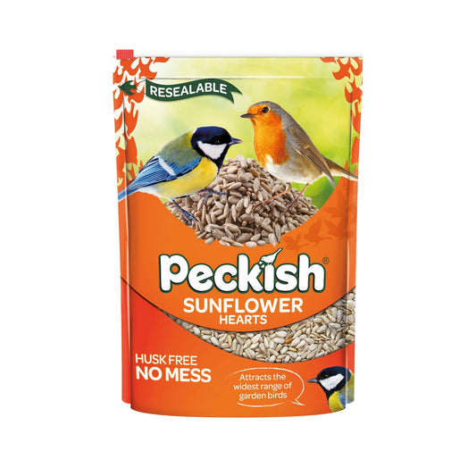 Sunflower Hearts Bird Feed Husk Free By Peckish - 2kg