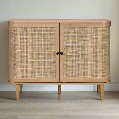 Stockholm Sideboard Beige 2 Doors 4 Shelves