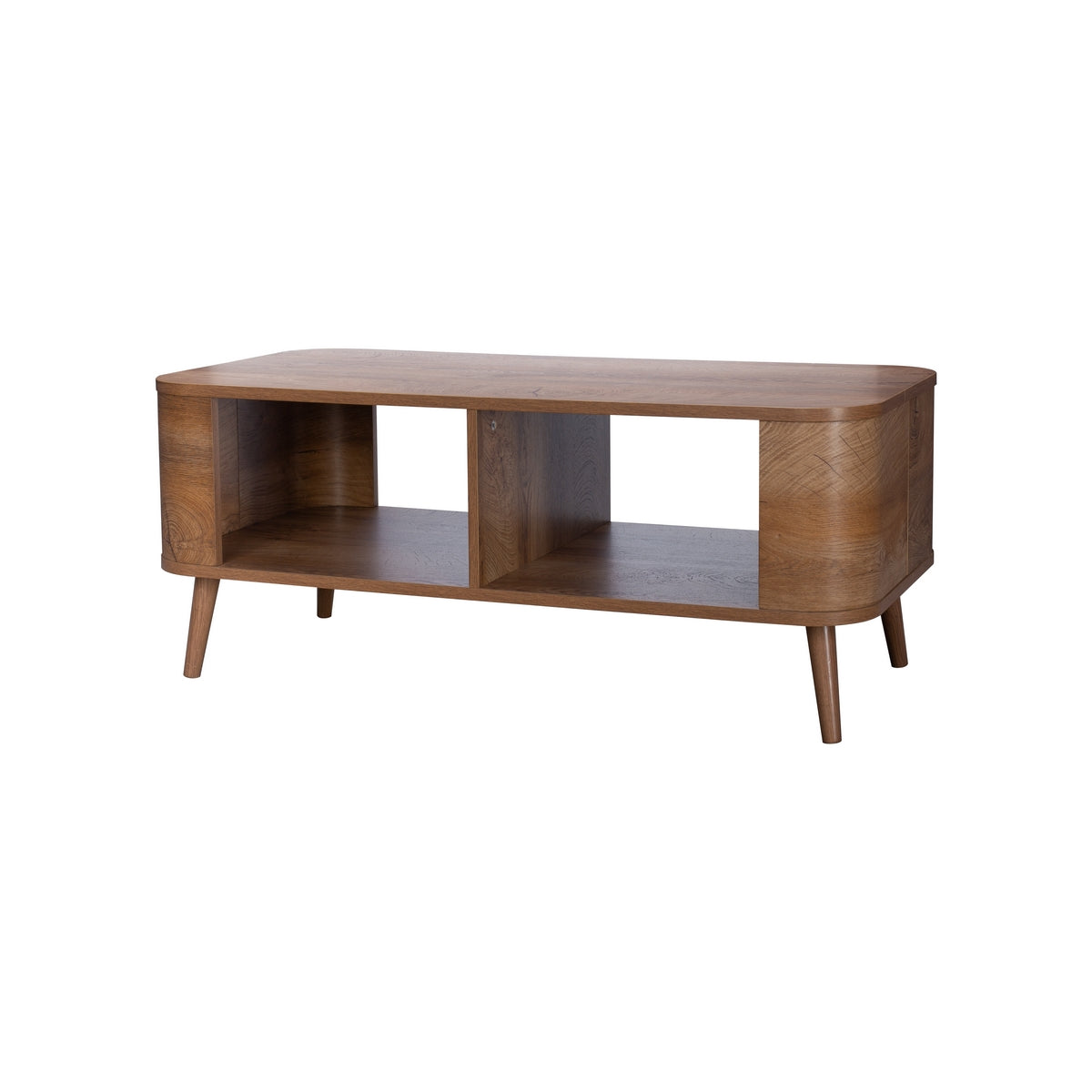 Copenhagen Coffee Table Dark Brown 1 Shelf