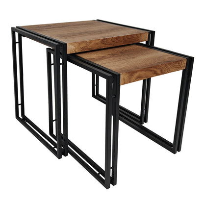 Brooklyn Nest of Tables Black & Brown