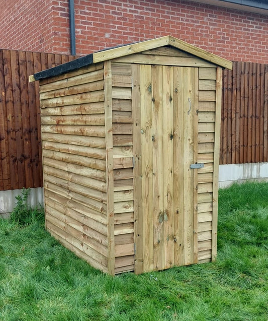 Budget Garden Shed 1.8m wide x 1.2M deep by Churnet Valley - BUDGET4X6-NW
