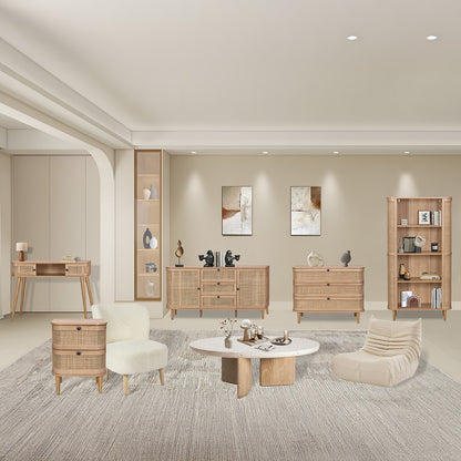 Stockholm Sideboard Beige 2 Doors 4 Shelves