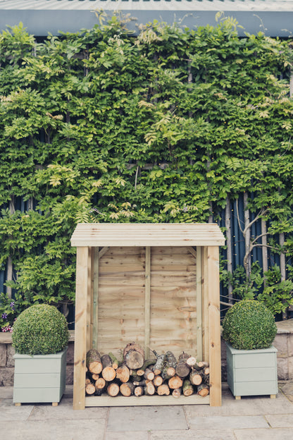 Heavy Duty Garden Log 150cm wide x 60cm deep Store by Churnet Valley - LSOP4X5