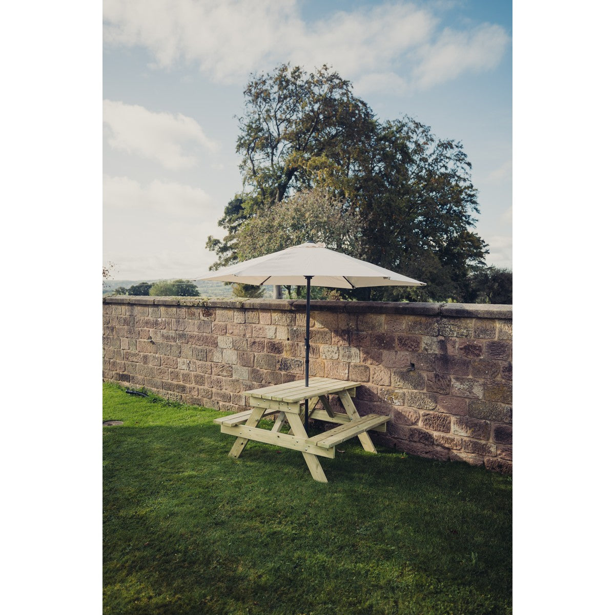 Traditional Garden Picnic Table by Churnet Valley - 4 Seats - PT101