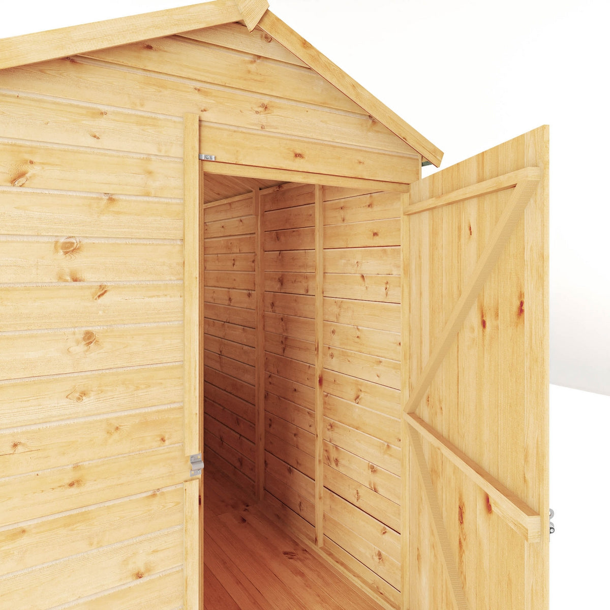 Mercia Modular 10' 3" x 5' 2" Apex Shed - Premium Dip Treated Shiplap