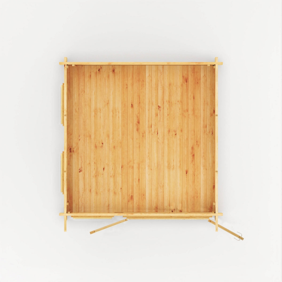 Mercia Studio 10' 11" x 9' 11" Pent Log Cabin - Premium 28mm Cladding Loglap