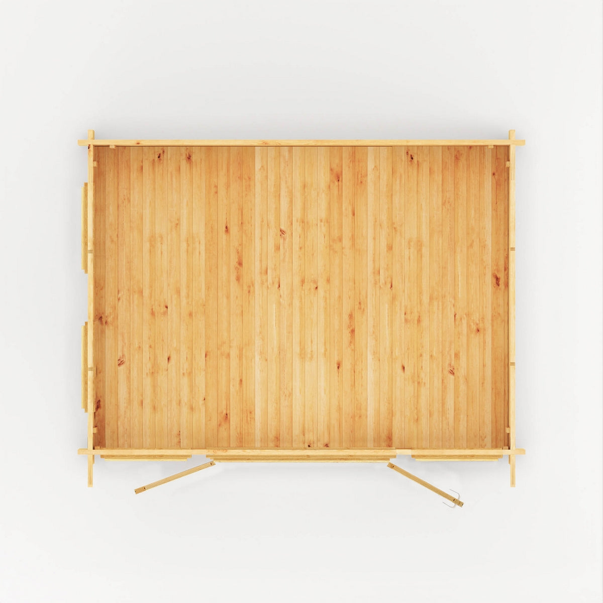 Mercia Studio 10' 11" x 13' 2" Pent Log Cabin - Premium 28mm Cladding Loglap