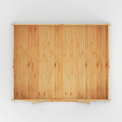 Mercia Studio 13' 7" x 16' 6" Apex Log Cabin - Premium 28mm Cladding Loglap