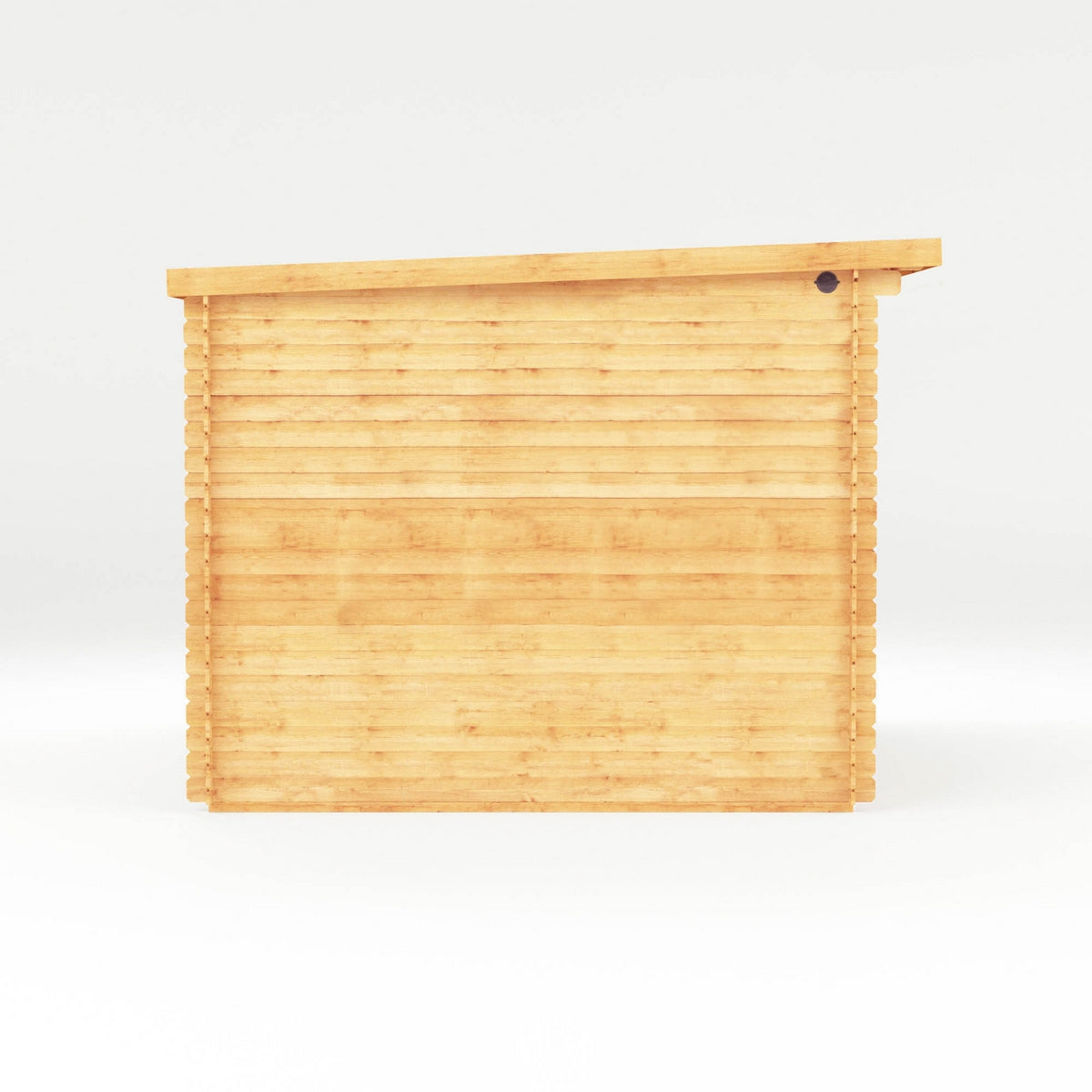 Mercia Elite 10' 11" x 19' 4" Pent Log Cabin Slatted - Premium 28mm Cladding Loglap