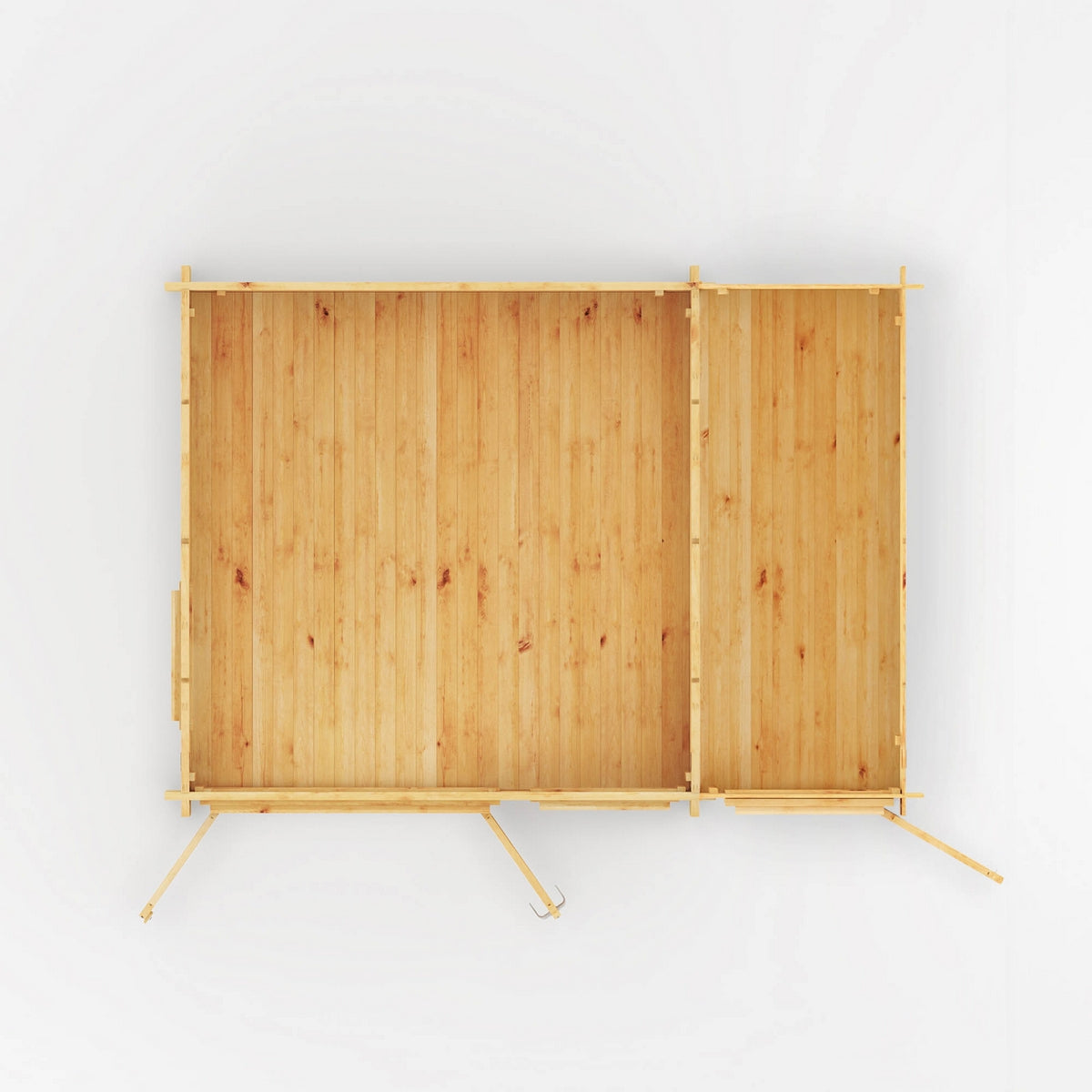 Mercia Elite 10' 3" x 13' 7" Pent Log Cabin - Premium 28mm Cladding Loglap