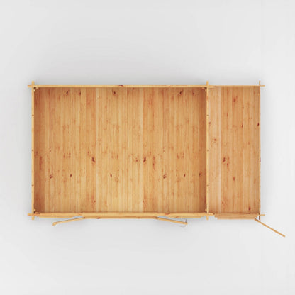 Mercia Studio 10' 3" x 16' 11" Apex Log Cabin - Premium 28mm Cladding Loglap