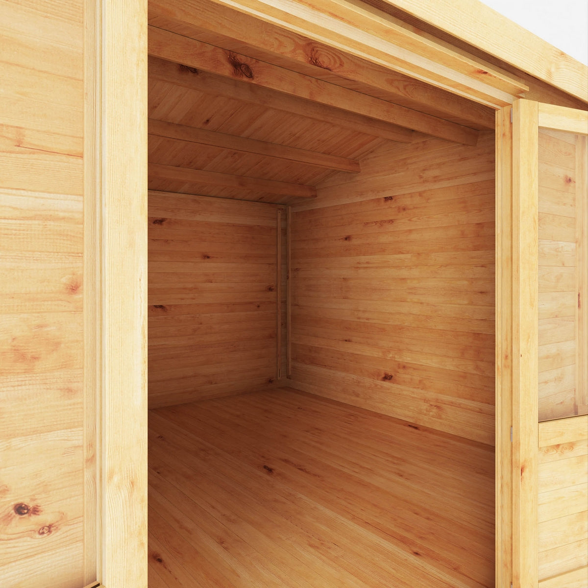 Mercia Elite 13' 7" x 16' 11" Apex Log Cabin - Premium 28mm Cladding Loglap