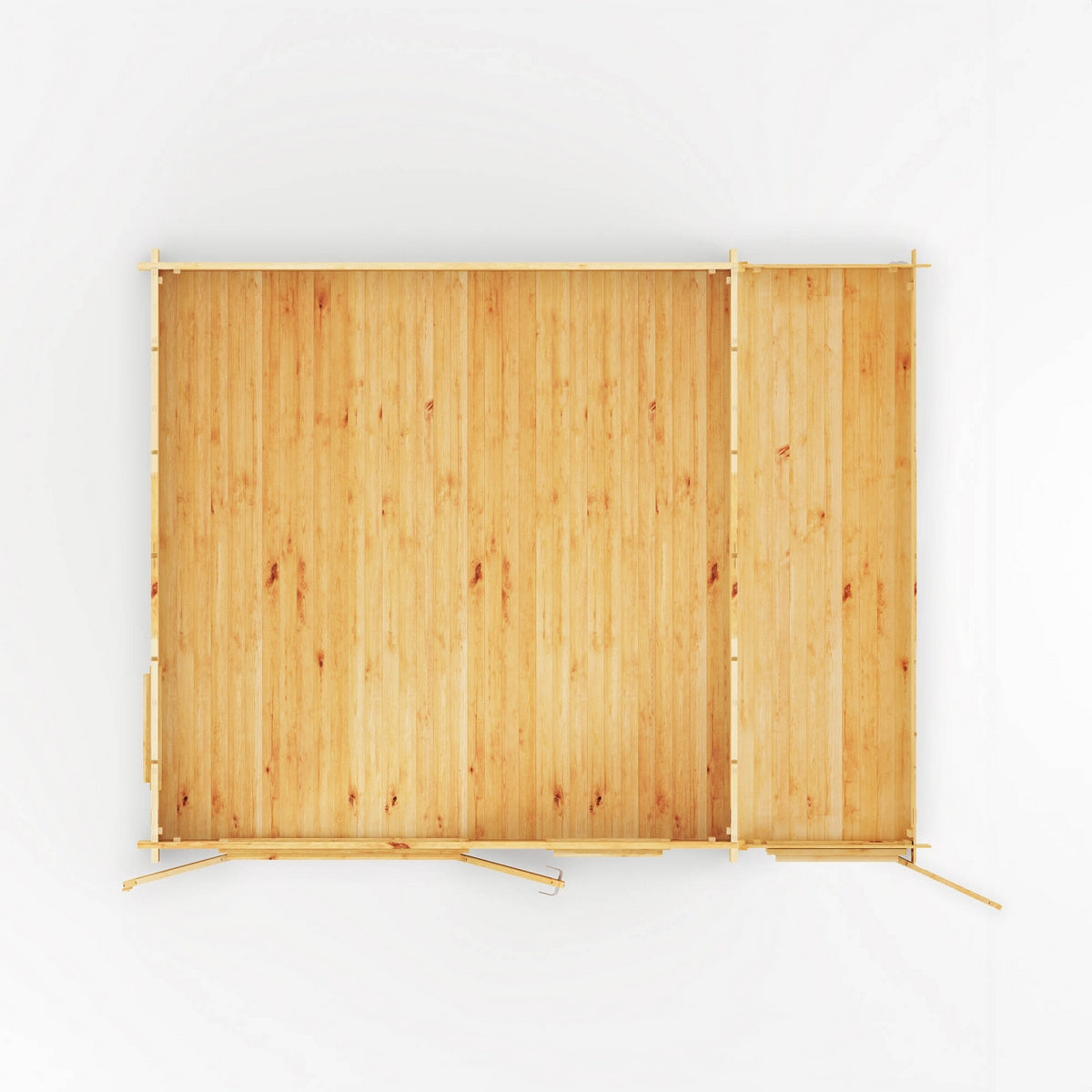 Mercia Elite 13' 7" x 16' 11" Apex Log Cabin - Premium 28mm Cladding Loglap