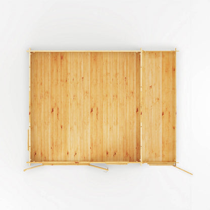 Mercia Elite 13' 7" x 16' 11" Apex Log Cabin - Premium 28mm Cladding Loglap