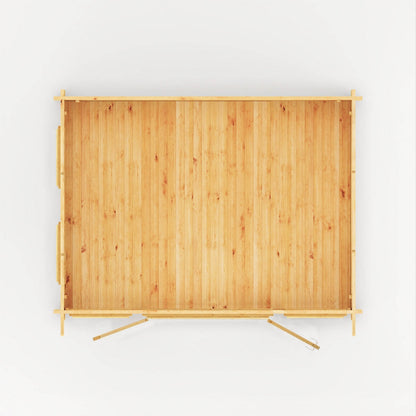 Mercia Studio 9' 3" x 12' 6" Pent Log Cabin - Premium 34mm Cladding Loglap