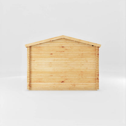 Mercia Studio 11' 11" x 14' 10" Apex Log Cabin - Premium 44mm Cladding Loglap