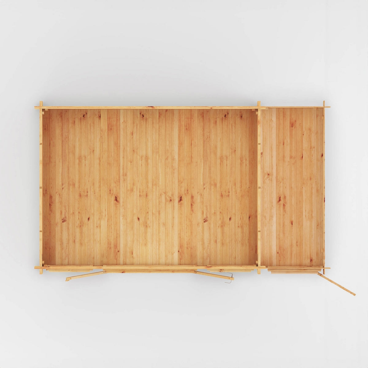 Mercia Studio 10' 3" x 16' 11" Apex Log Cabin - Premium 44mm Cladding Loglap