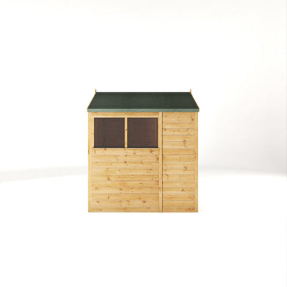 Mercia Woodsman 6' 3" x 6' 2" Apex Shed - Premium Dip Treated Shiplap - Styrene Windows