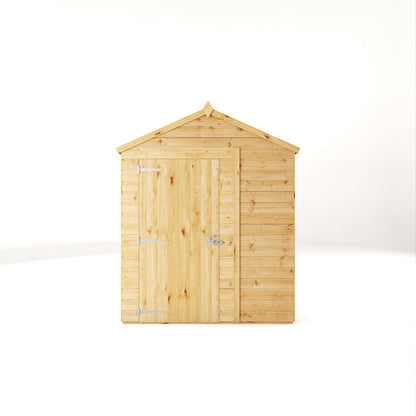 Mercia Woodsman 10' 1" x 6' 2" Apex Shed - Premium Dip Treated Shiplap - Styrene Windows