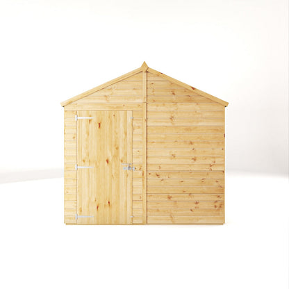 Mercia Woodsman 10' 1" x 8' 2" Apex Shed - Premium Dip Treated Shiplap - Styrene Windows