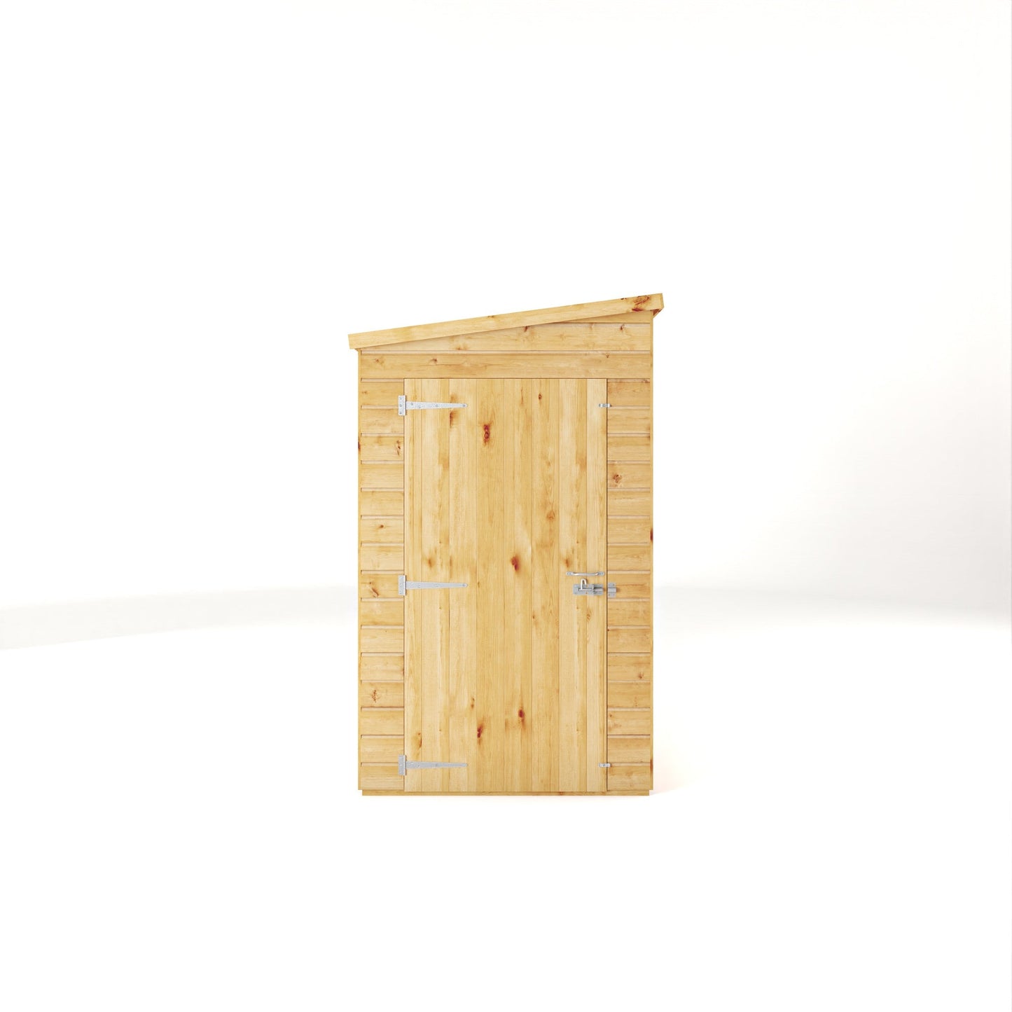 Mercia Woodsman 6' 5" x 4' 2" Pent Shed - Premium Dip Treated Shiplap - Styrene Windows