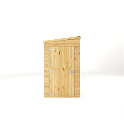 Mercia Woodsman 6' 5" x 4' 2" Pent Shed - Premium Dip Treated Shiplap - Styrene Windows