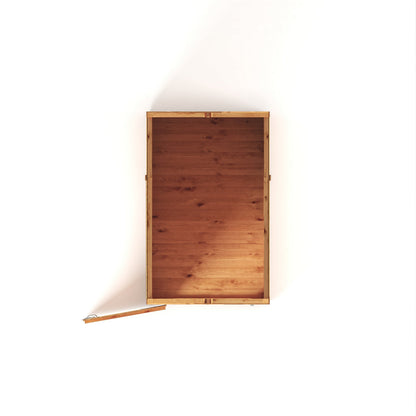 Mercia Woodsman 6' 3" x 4' 3" Apex Shed - Premium Dip Treated Shiplap - Glass Windows