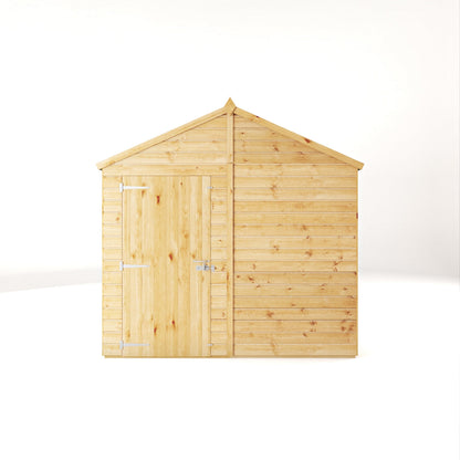 Mercia Woodsman 10' 1" x 8' 2" Apex Shed - Premium Dip Treated Shiplap - Glass Windows