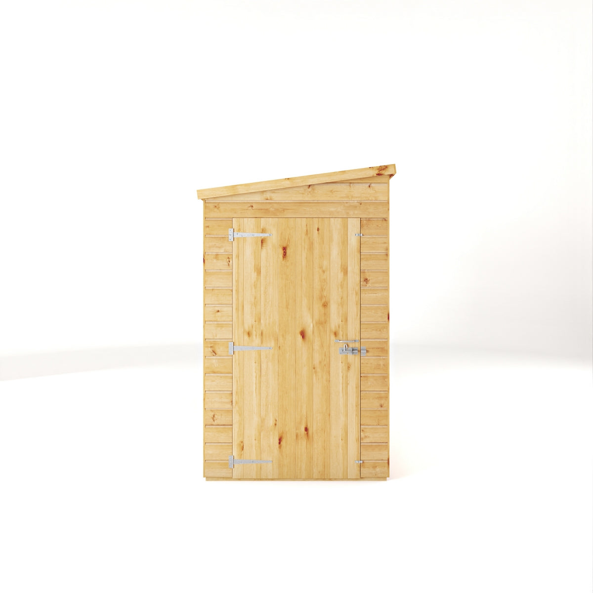 Mercia Woodsman 8' 1" x 3' 11" Pent Shed - Premium Dip Treated Shiplap - Glass Windows