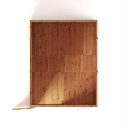 Mercia Woodsman 10' 3" x 8' 1" Pent Shed - Premium Dip Treated Shiplap - Glass Windows