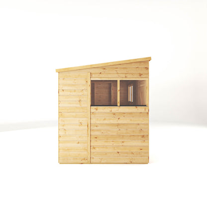 Mercia Woodsman 10' 3" x 6' 2" Pent Shed - Premium Dip Treated Shiplap - Styrene Windows