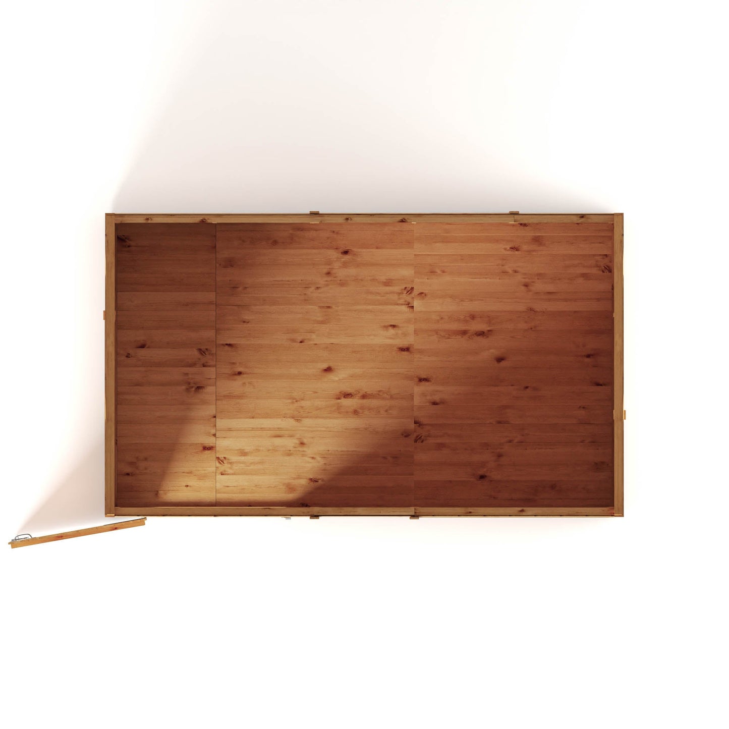 Mercia Woodsman 10' 3" x 6' 2" Pent Shed - Premium Dip Treated Shiplap - Styrene Windows