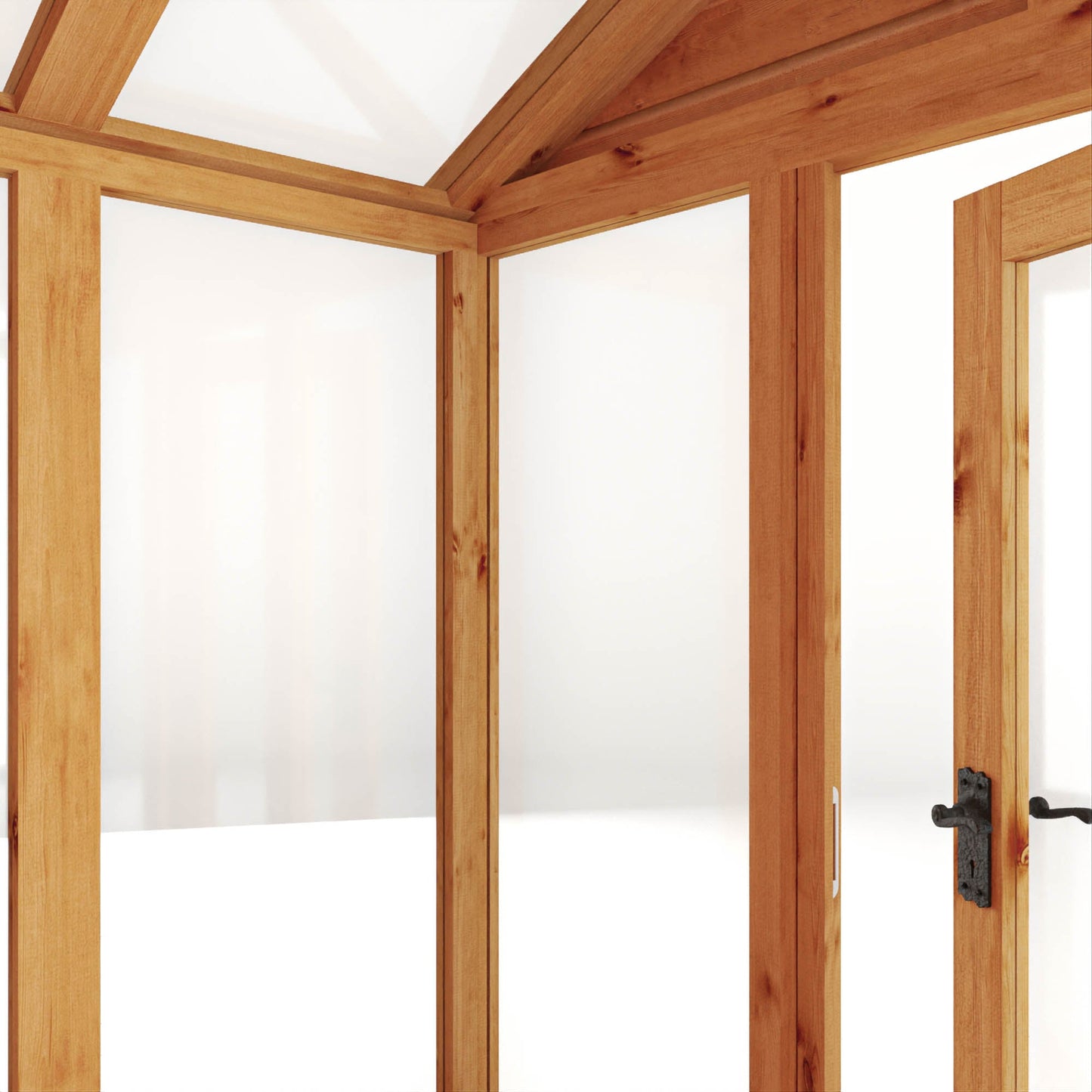 Mercia Woodsman 10' 4" x 6' 3" Apex Combi Greenhouse Shed - Premium Dip Treated Shiplap- Glass Windows