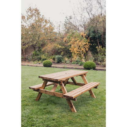 Valley Garden Picnic Table by Churnet Valley - 4 Seats - VPT103
