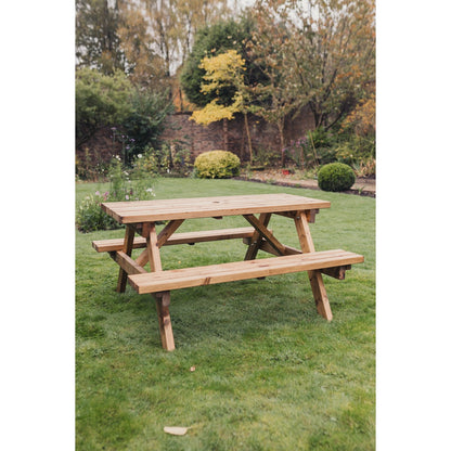 Valley Garden Picnic Table by Churnet Valley - 4 Seats - VPT103