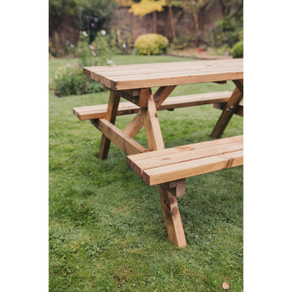 Valley Garden Picnic Table by Churnet Valley - 4 Seats - VPT103