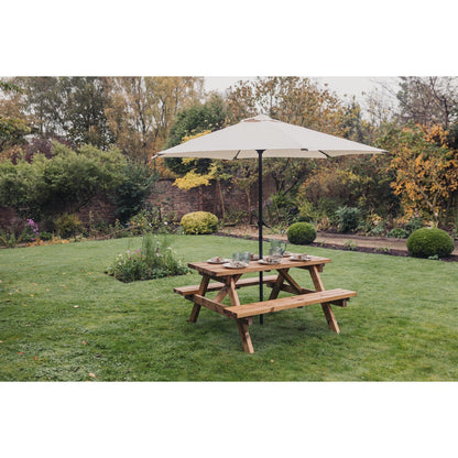 Valley Garden Picnic Table by Churnet Valley - 4 Seats - VPT103