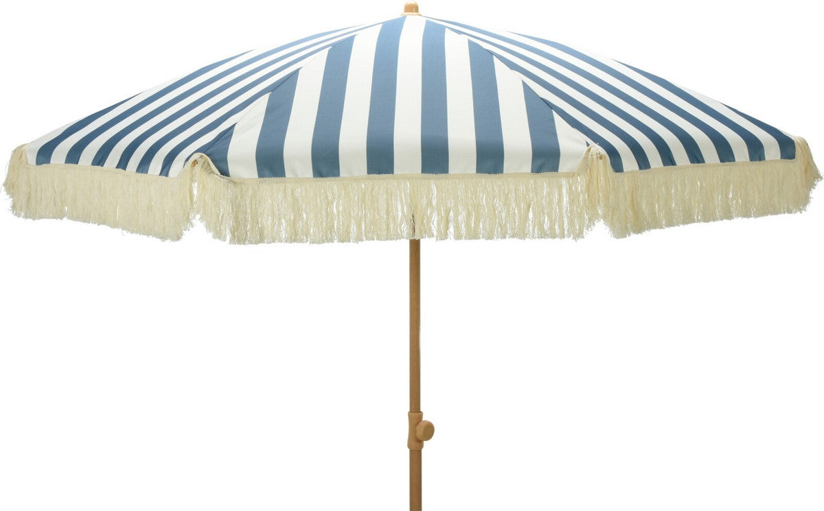 Garden Parasol Black & White by Croft - 2M